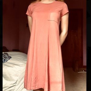 Pink T-shirt Dress